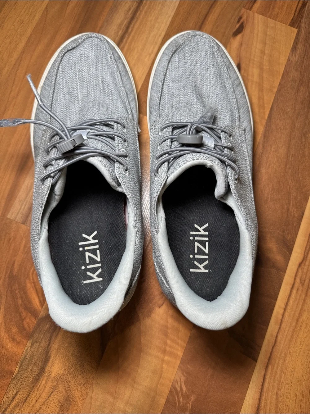 Kizik porto Men 7.5 women‘s 9 shoes sneakers hands free alloy heather coastal